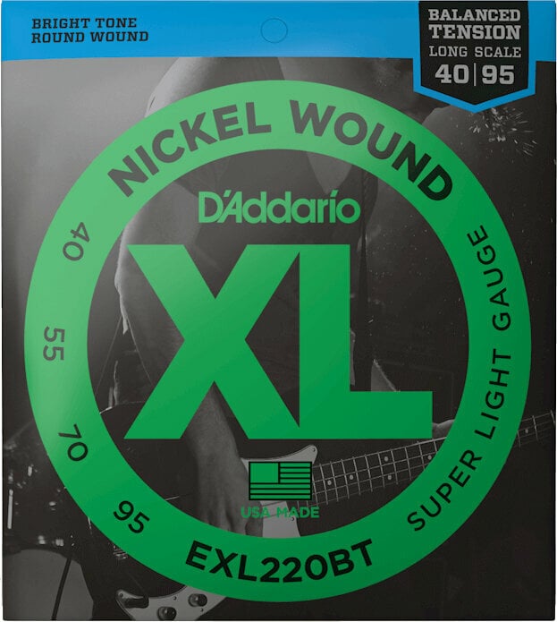 Struny do gitary basowej D'Addario EXL220BT