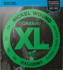 Basgitarrsträngar D'Addario EXL220BT Basgitarrsträngar