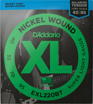 Bassguitar strings D'Addario EXL220BT - 1