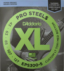 Χορδές για 5χορδη Μπάσο Κιθάρα D'Addario EPS300-5 Χορδές για 5χορδη Μπάσο Κιθάρα