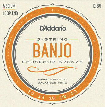 Struny pro banjo D'Addario EJ55 - 1