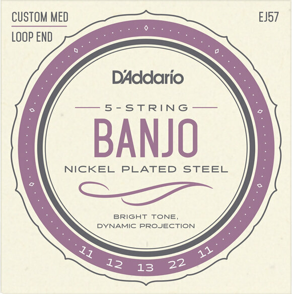 Struny pre banjo D'Addario EJ57