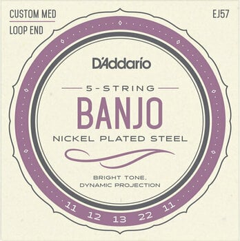 Cordas para banjo D'Addario EJ57 - 1