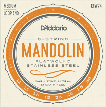 Mandolin húr D'Addario EFW74 - 1