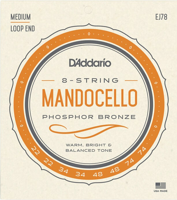 Mandoline Strings D'Addario EJ78