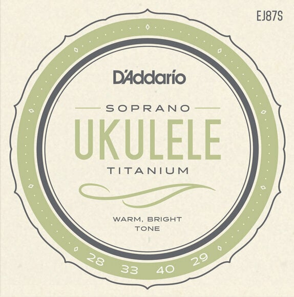 Cordas para ukulele soprano D'Addario EJ87S