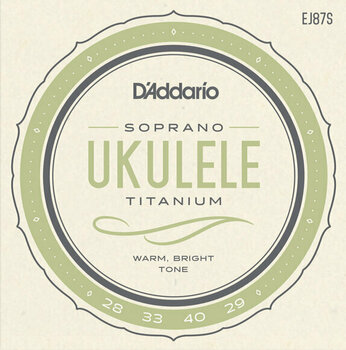 Snaren voor sopraan ukelele D'Addario EJ87S - 1
