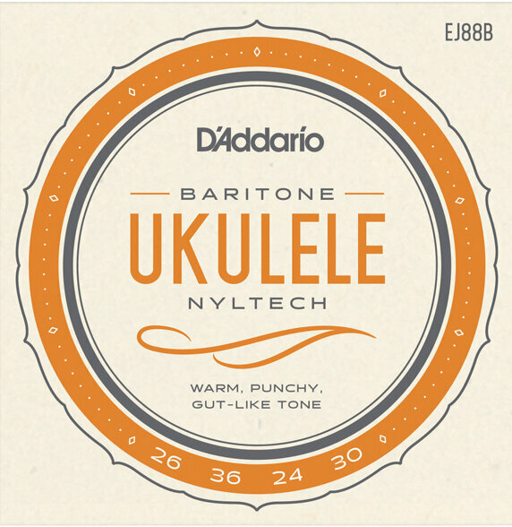 Strängar för baryton ukulele D'Addario EJ88B