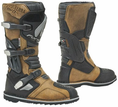 Motorcycle Boots Forma Boots Terra Evo Dry Brown 45 Motorcycle Boots - 1