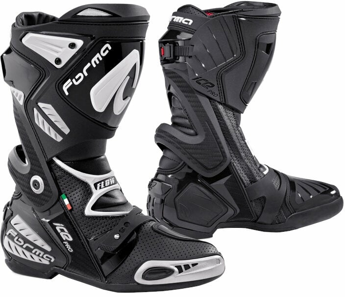 Forma Boots Ice Pro Flow Black 46 Cizme de motocicletă