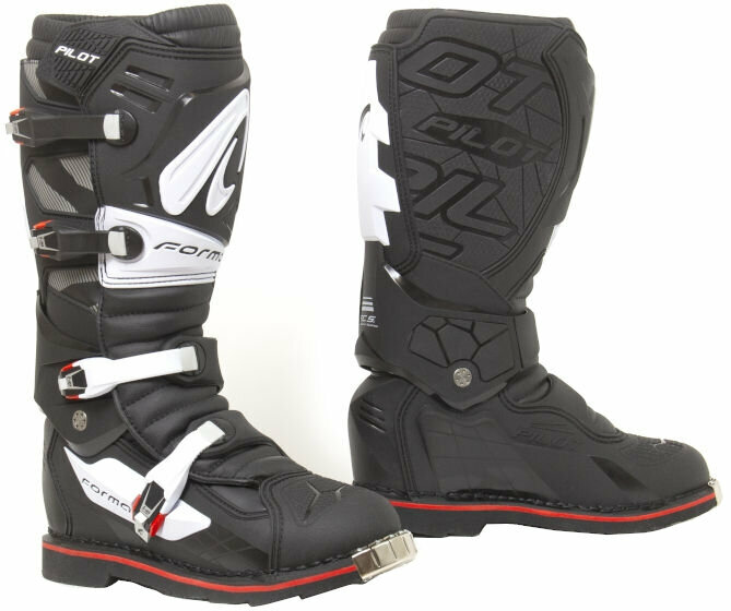 Motoros csizmák Forma Boots Pilot FX Black 40 Motoros csizmák