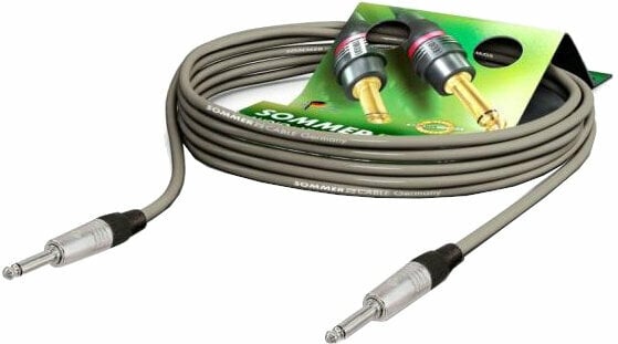 Câble haut-parleurs Sommer Cable Meridian MEN2-225-0100-GR Gris 1 m