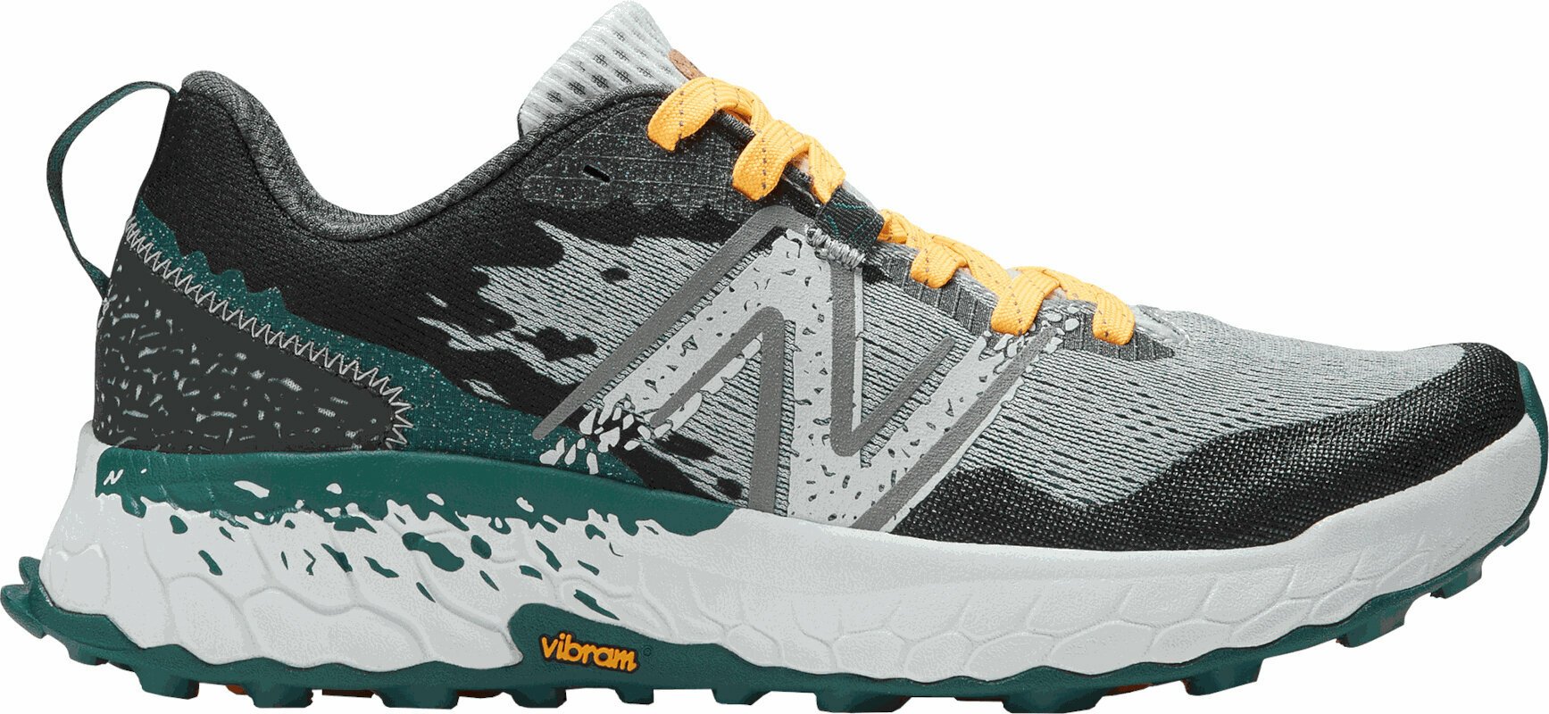 Trail running shoes New Balance Mens Fresh Foam Hierro V7 Grey/Green 42 Trail running shoes