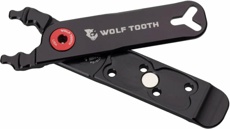Wolf Tooth Master Link Combo Pliers Black/Red Bolt