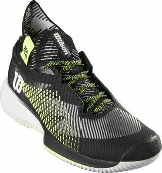 Мъжки обувки за тенис Wilson Kaos Rapide Sft Mens Tennis Shoe White/Black/Safety Yellow 44 Мъжки обувки за тенис - 1
