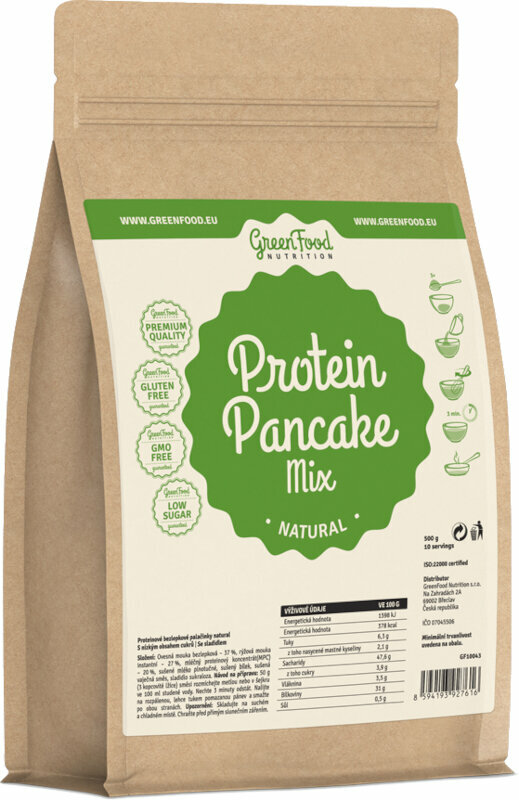 Green Food Nutrition Protein Pancake Mix 30 Natural Natural 500 g