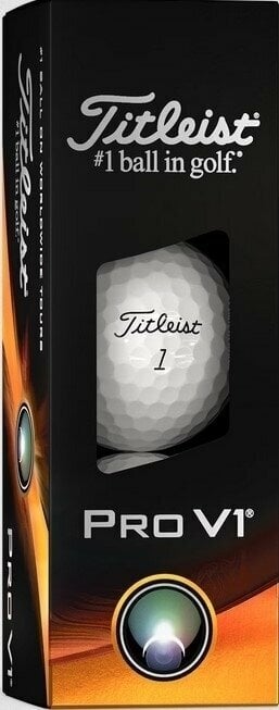 Golf žogice Titleist Pro V1 2023 White 3 Pack