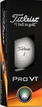 Golfball Titleist Pro V1 2023 White 3 Pack - 1