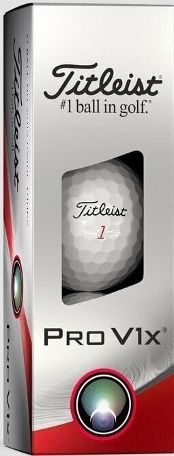 Golfball Titleist Pro V1x 2023 White 3 Pack