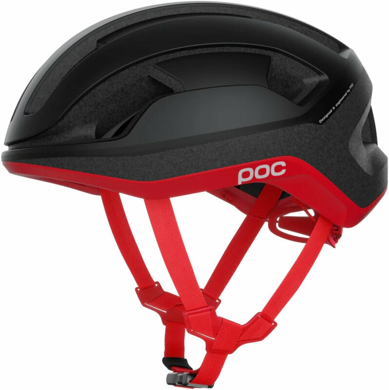 Cyklistická helma POC Omne Lite Uranium Black/Prismane Red Matt 50-56 Cyklistická helma