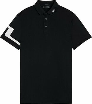 Polo-Shirt J.Lindeberg Heath Regular Fit Golf Polo Black L Polo-Shirt - 1