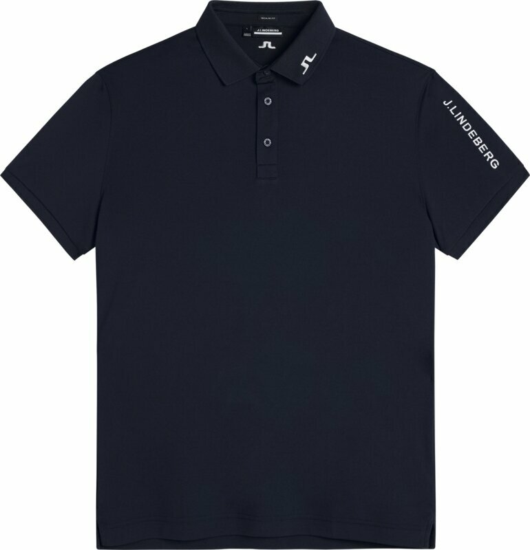 Риза за поло J.Lindeberg Tour Tech Regular Fit Golf Polo Black 3XL