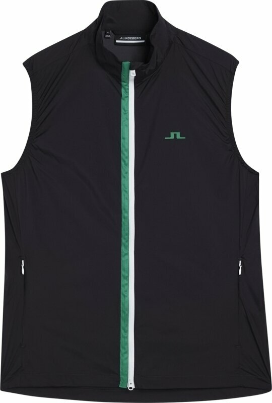 J.Lindeberg Ash Light Packable Golf Vest Black 2XL