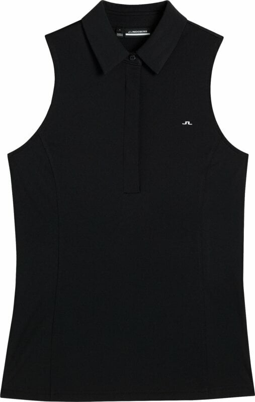 Polo Shirt J.Lindeberg Dena Sleeveless Golf Top Black S