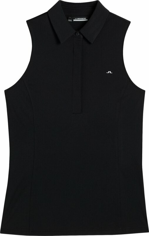 Polo majica J.Lindeberg Dena Sleeveless Golf Top Black XL