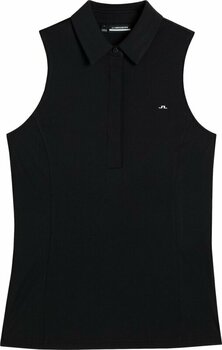 Polo majica J.Lindeberg Dena Sleeveless Golf Top Black XL - 1
