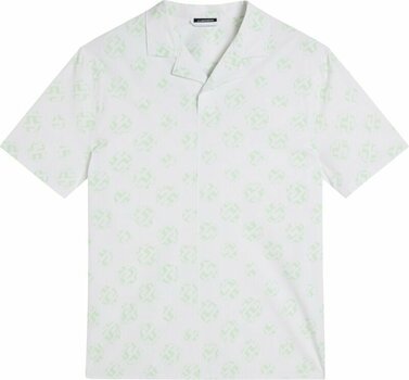 Polo majice J.Lindeberg Resort Regular Fit Shirt Print White Sphere Dot XL - 1
