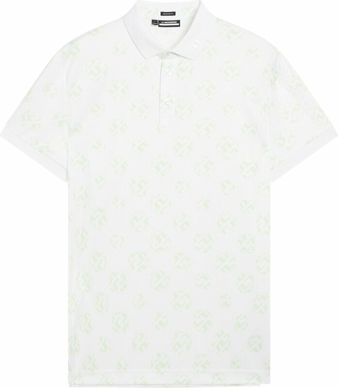 Polo košile J.Lindeberg Tour Tech Regular Fit Print Polo White Sphere Dot 3XL