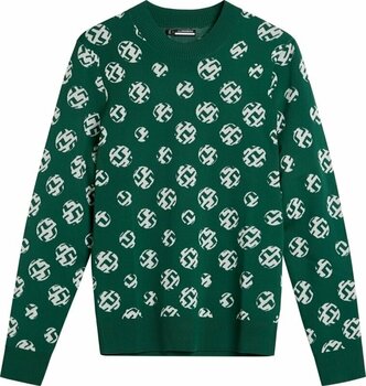 Tröja J.Lindeberg Gus Jacquard Sweater Rain Forest Sphere Dot L - 1