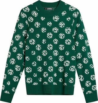 Hoodie/Sweater J.Lindeberg Gus Jacquard Sweater Rain Forest Sphere Dot XL - 1
