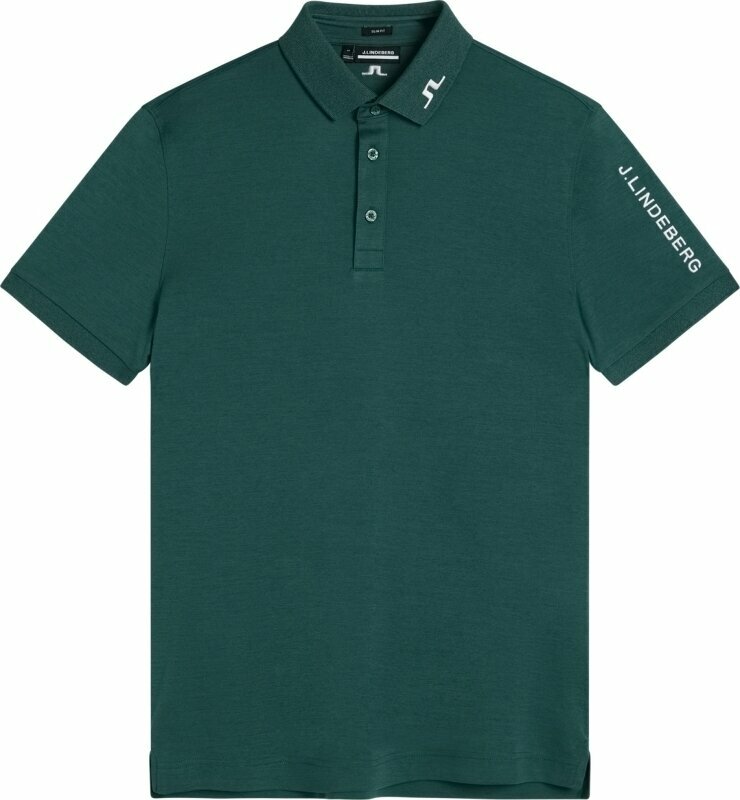 Camiseta polo J.Lindeberg Tour Tech Regular Fit Golf Polo Rain Forest Melange XL