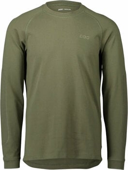 Jersey/T-Shirt POC Poise Crew Neck Epidote Green L T-Shirt - 1