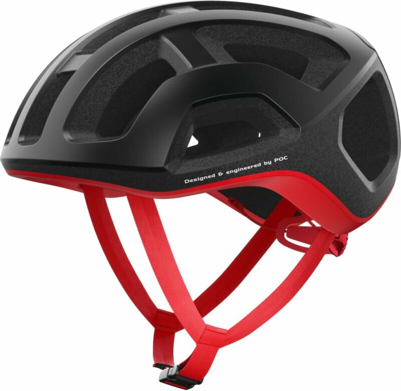 Bike Helmet POC Ventral Lite Uranium Black/Prismane Red Matt 50-56 Bike Helmet