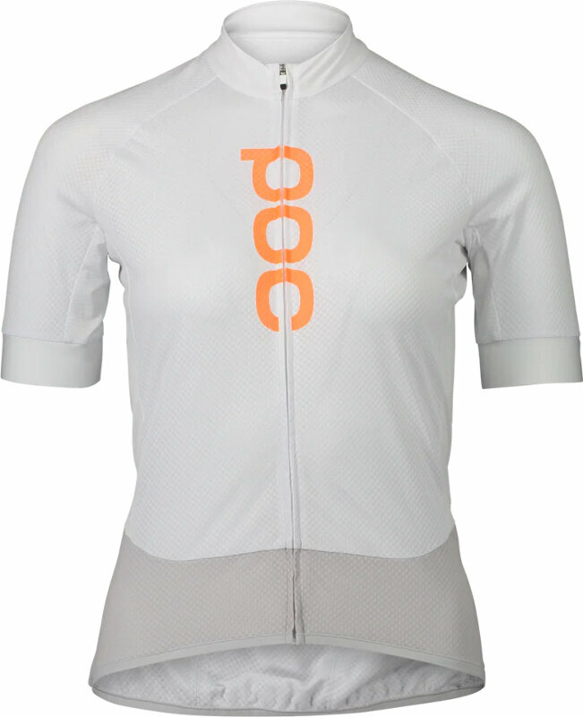 Cyklo-Dres POC Essential Road Logo Jersey Hydrogen White/Granite Grey L Dres