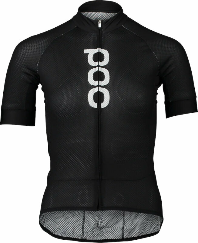 Велосипедна тениска POC Essential Road Logo Jersey Джърси Uranium Black L