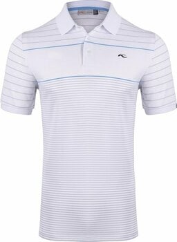 Polo-Shirt Kjus Mens Luan CB Polo S/S White/Alloy 52 - 1