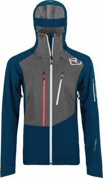 Skijakke Ortovox Pordoi Jacket W Petrol Blue L - 1
