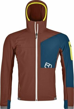 Giacca outdoor Ortovox Berrino Hooded Jacket M Clay Orange M Giacca outdoor - 1