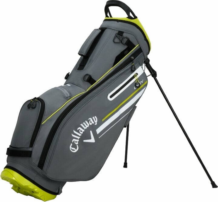 Borsa da golf Stand Bag Callaway Chev Charcoal/Flower Yellow Borsa da golf Stand Bag