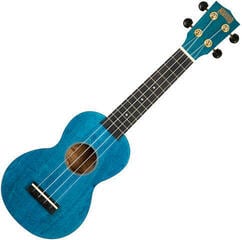 Soprano Ukulele Mahalo MS1TBU Transparent Blue Soprano Ukulele