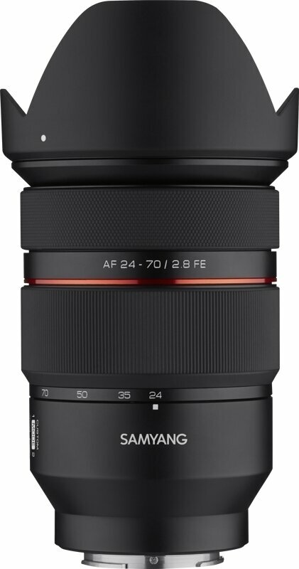 Lens for photo and video
 Samyang AF 24-70mm f/2.8 Sony FE