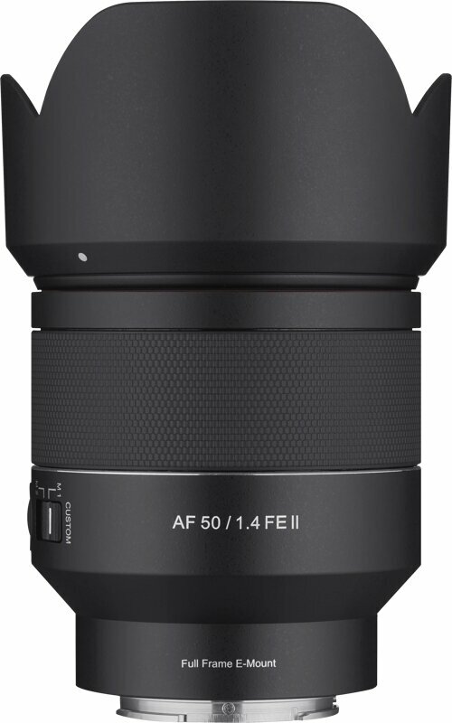 Lens for photo and video
 Samyang AF 50mm F/1.4 Sony FE II