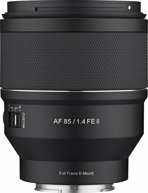 Lens for photo and video
 Samyang AF 85mm f/1.4 Sony FE II