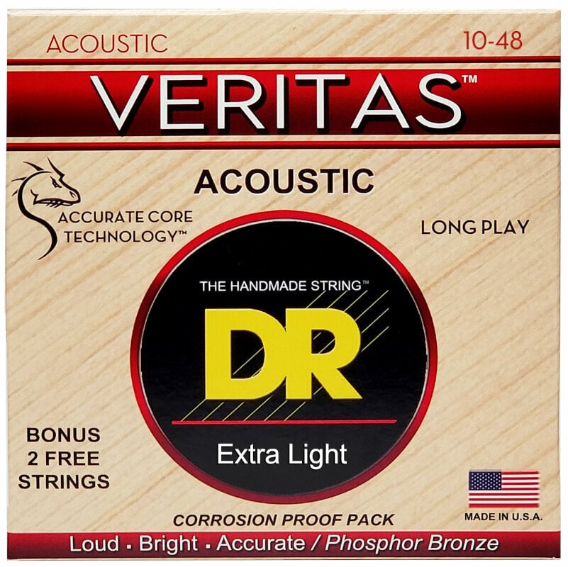 Corzi chitare acustice DR Strings VTA-10