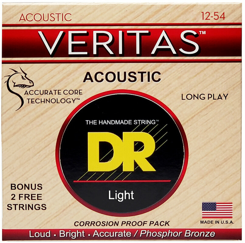 Cordes de guitares acoustiques DR Strings VTA-12