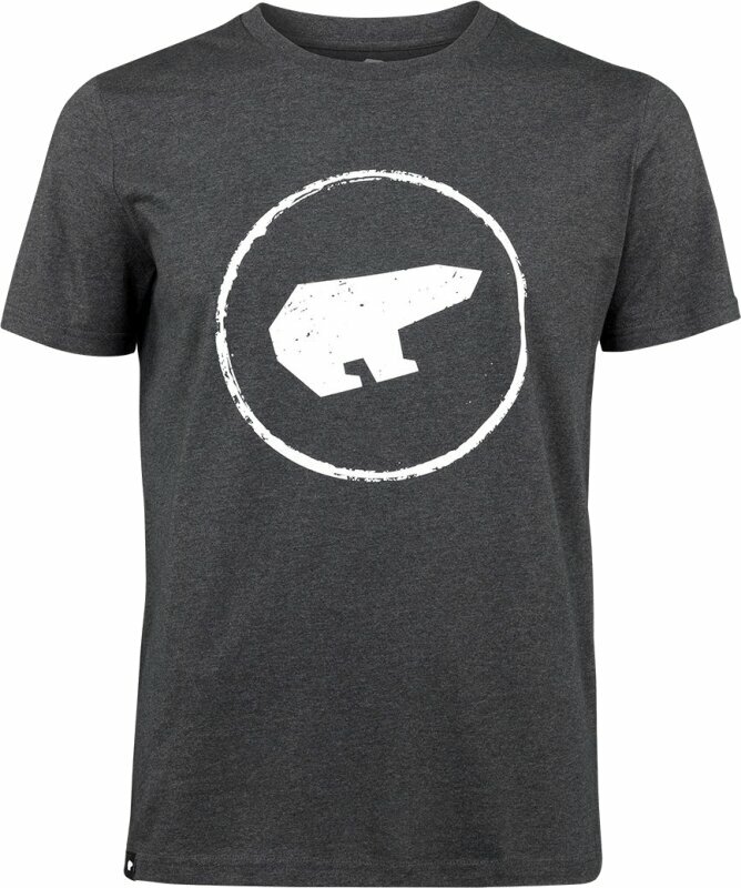 Outdoor T-Shirt Eisbär Stamp T-Shirt Unisex Dark Grey/White Meliert S T-Shirt